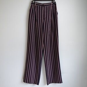 Zara Basic blue pinstripe trousers-S
